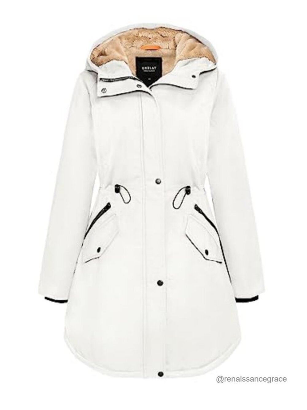 Women's Thicken Fleece Lined Parka Hooded Winter Coat